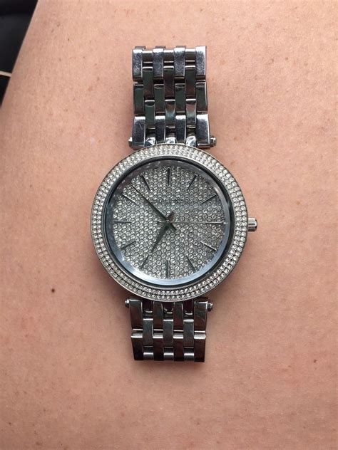 michael kors armband silver|Michael Kors silver diamond watch.